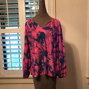 Lilly Pulitzer long sleeve blouse.